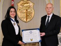 Ons Jabeur, condecorada por el presidente de Túnez
