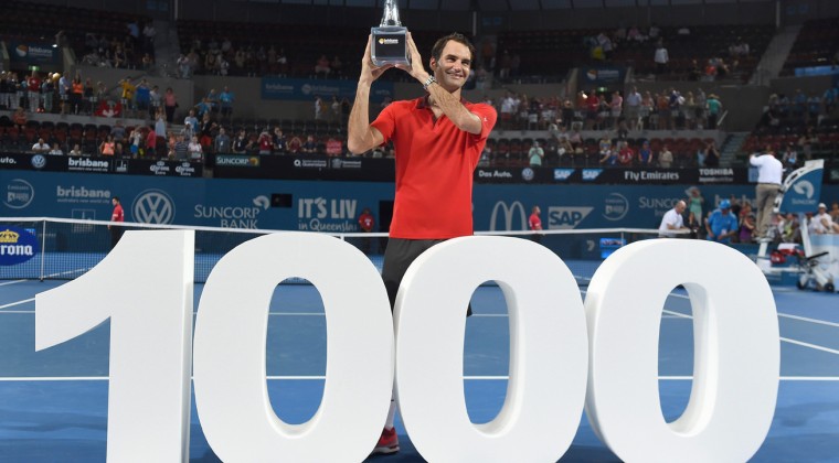 Federer se corona y logra el triunfo 1000
