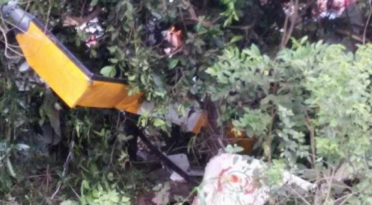 Policías se recuperan tras accidente aéreo