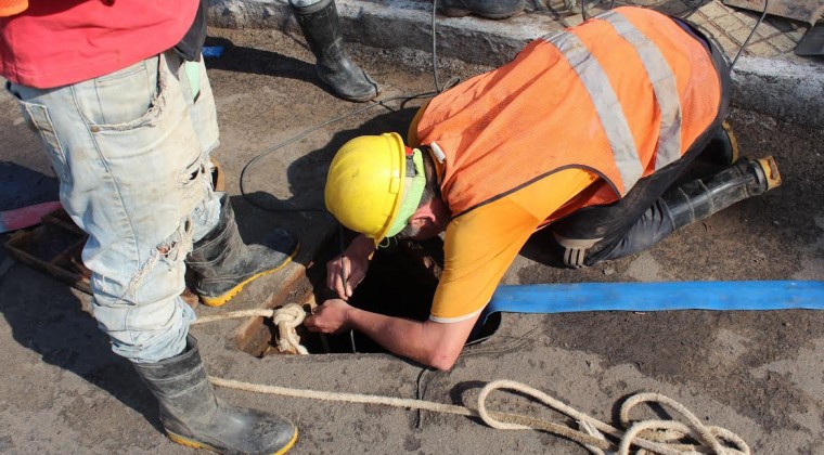 Llegan a tramo final de colocación de tuberías sobre la avenida Artigas