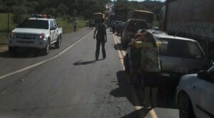 Caaguazú: cuádruple choque no dejó heridos