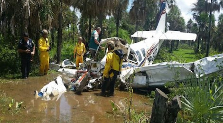 “Avisó que iba a hacer aterrizaje de emergencia pero no llegó”
