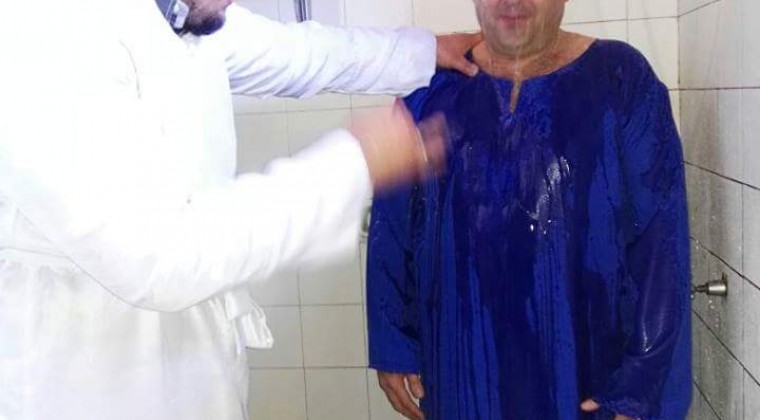 Bautizaron a Adolfo Trotte en un baño de la cárcel: “Mi vida pasada va al albañal”