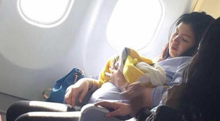 VIDEO | Nace bebé prematuro a bordo de un avión
