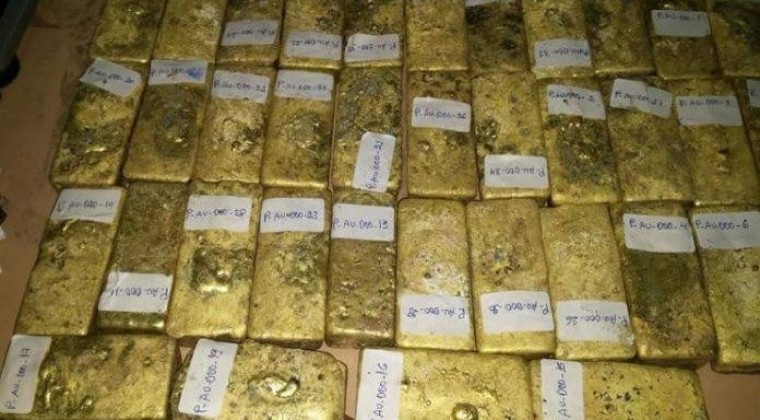 Lingotes de oro: Cargamento era de Paso Yobái