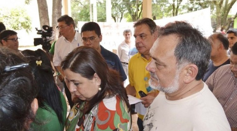 Frente Guasu visitó en la cárcel a hermana y a cuñado de Magna Meza