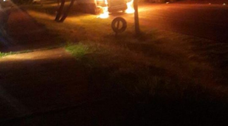 Scania ardió en llamas