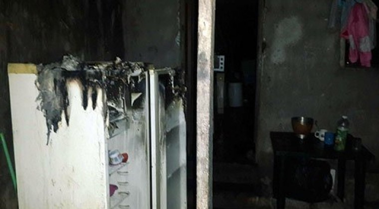 Vela encendida casi acaba en tragedia en la Chacarita