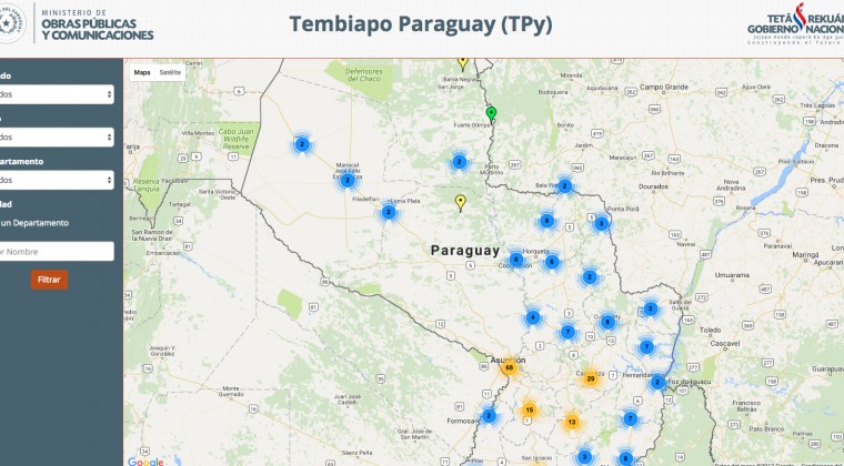 MOPC estrena páginas web con datos de obras en ejecución y puentes del país