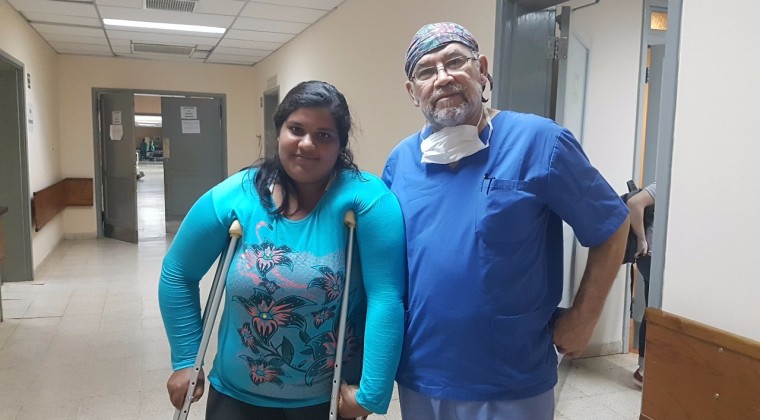 Joven madre necesita prótesis de G. 44 millones para no perder la pierna