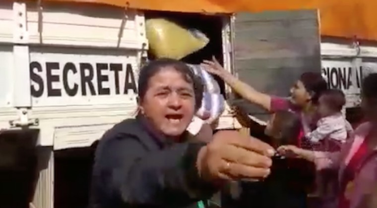 Saqueo de comida para los pobres: “Es un golpe político que quieren hacer”