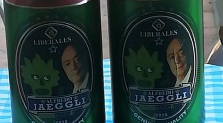 Cervecería se desliga de la marca que Jaeggli reparte a sus seguidores