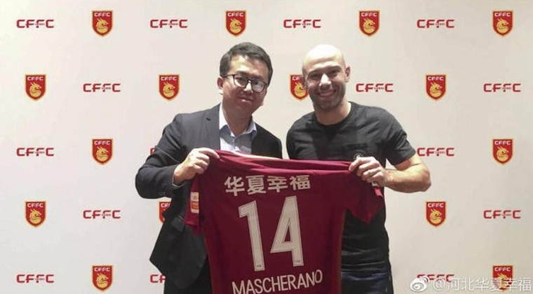 Mascherano se retira a la Superliga china