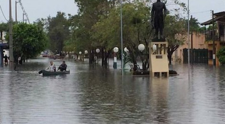 SEN prepara asistencia por inundaciones en Pilar