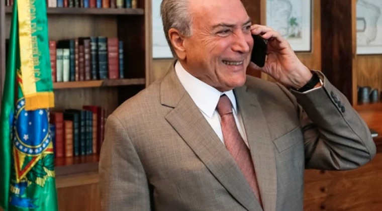 Temer felicita al presidente electo de Paraguay, y le pide “trabajar juntos”