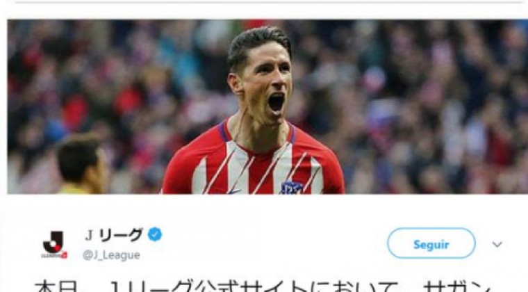 Web de la liga japonesa publica por error el fichaje de Torres