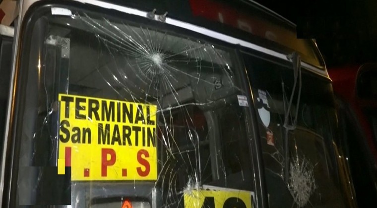 Vándalos dañaron 65 buses: “Nos preocupa la vida de los pasajeros”