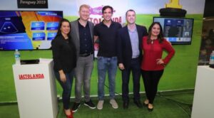 Lactolanda y Roque Santa Cruz, presentes en la Expo