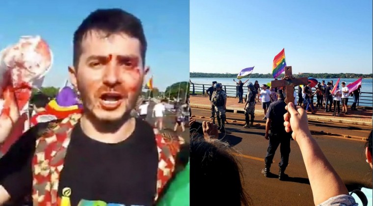 Intendente avala agresión en marcha LGTBI: “Esta gente perdió la vergüenza”