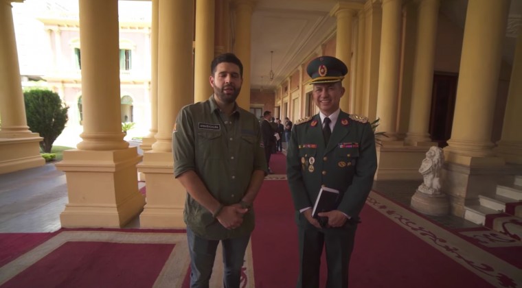 Sugestiva visita: abren puertas del Palacio al favorecido con millonaria licitación de Petropar