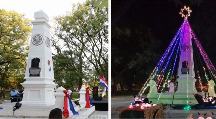En Villeta ‘decoran’ un monumento histórico y Cultura reacciona