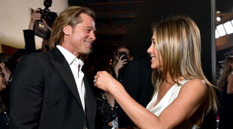 Se “echaron ojo”, se tocaron, sonrieron: Brad Pitt y Jennifer desatan chismorreo mundial