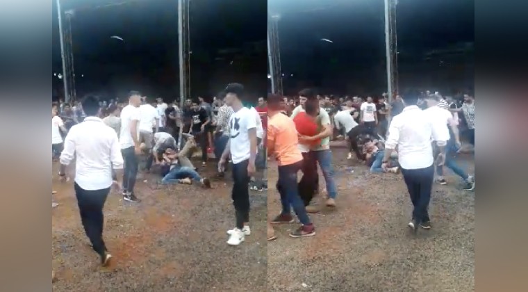 VIDEO | El infaltable “moquete” de Año Nuevo, esta vez durante un festejo en Gral. Artigas