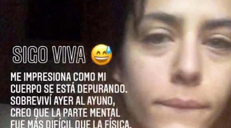 Demacrada y con ojeras, Fiorella Migliore promueve el ayuno como depuración del cuerpo: “Sigo viva”
