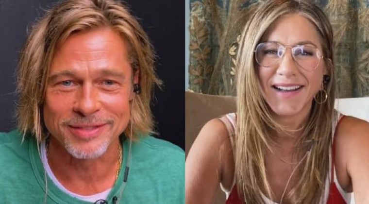 Jennifer Aniston y Brad Pitt “se reencuentran” y enamoran a las redes