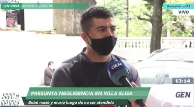 “Intentaron reanimar media hora a mi bebé y no hubo caso”, relató el papá de la bebé