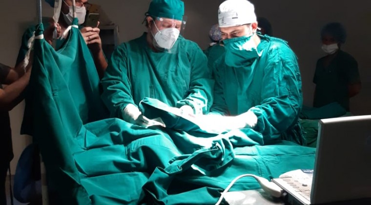 Feto recibió una transfusión de sangre intrauterina para tratar una anemia severa