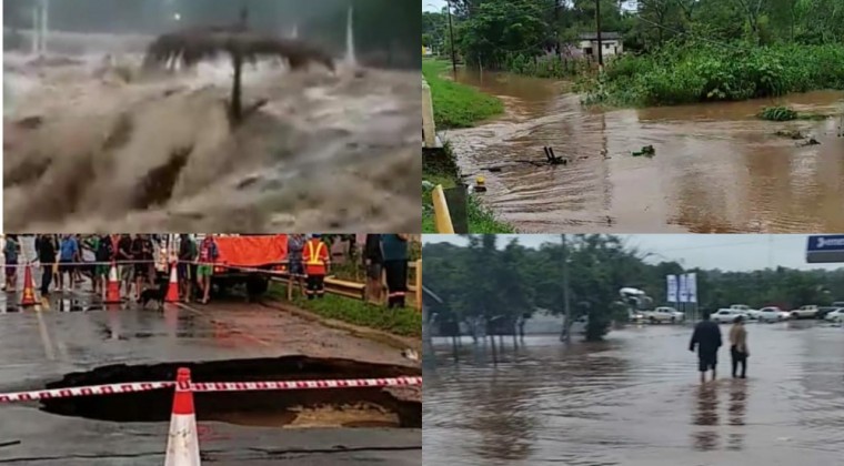 Crítica situación en Cordillera: Más de cinco ciudades inundadas tras intensas lluvias