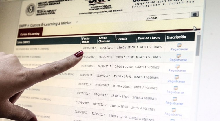 SNPP lanzó más de 400 nuevos cursos de formación