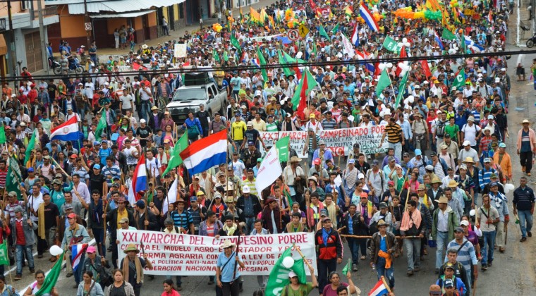 Convocan a tradicional marcha nacional campesina
