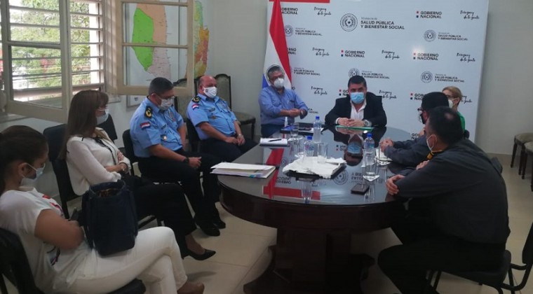 Autoridades analizaron acciones para el cumplimiento de restricción horaria