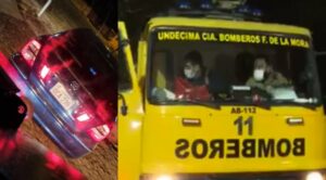 Bomberos fueron amenazados a punta de pistola por un conductor ebrio