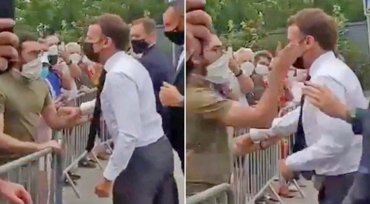 Condenan a cuatro meses de prisión firme al hombre que abofeteó a Macron