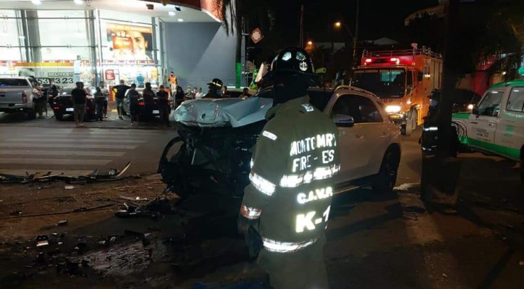 Cruzó la señal de “Pare” y provocó un violento accidente