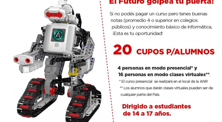 Oficina de Empleo de la ANR lanza curso de robótica gratuito