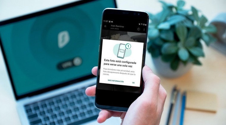 WhatsApp activa nueva función que permite ver fotos y videos “por una sola vez”