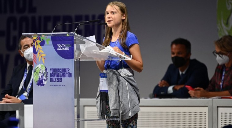 Greta Thunberg denuncia 30 años de “bla bla” sobre el clima