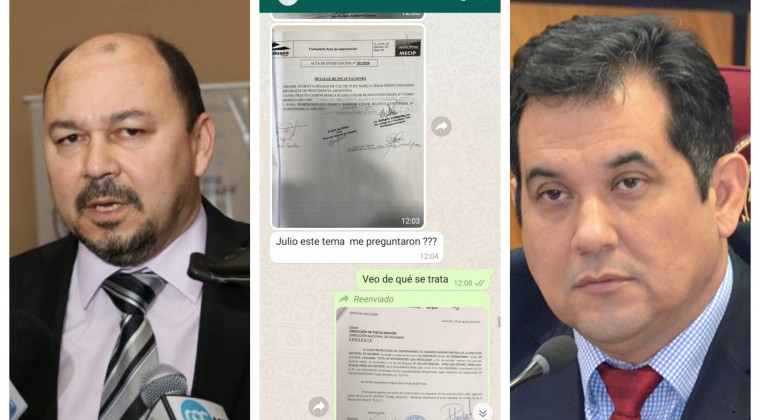 Director de Aduanas expone chat del senador Arévalo