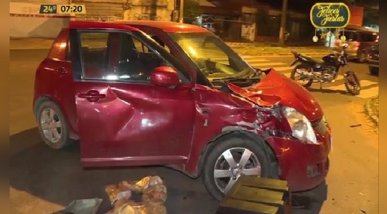 Alta velocidad y giro imprudente se cobran la vida de un delivery