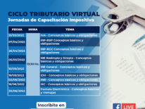 “Ciclo Tributario Virtual”: capacitación dirigida a la ciudadanía