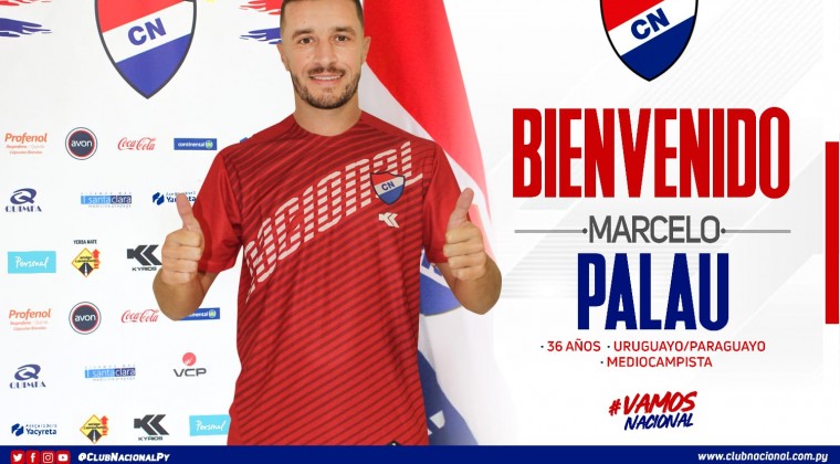 Nacional anuncia el fichaje de Marcelo Palau