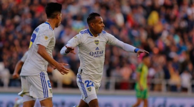 Boca logra su primera victoria en la liga argentina