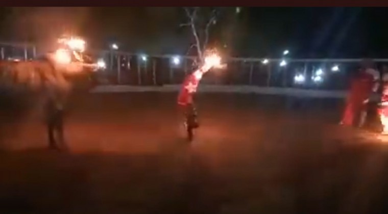 En torín prendieron fuego a un toro: Fiscalía investiga el repudiable maltrato