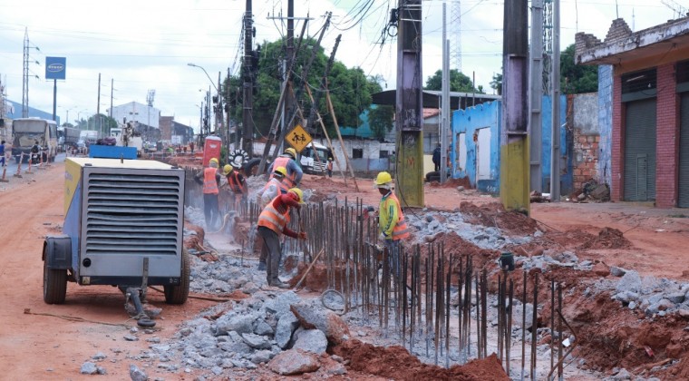 Obra de drenaje pluvial en Tres Bocas registra 20% de ejecución