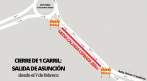 Anuncian que cerrarán media calzada de la Costanera Norte por obras