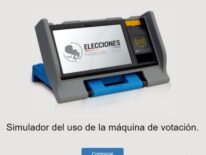 Feriado: practique el voto electrónico en simulador de la máquina